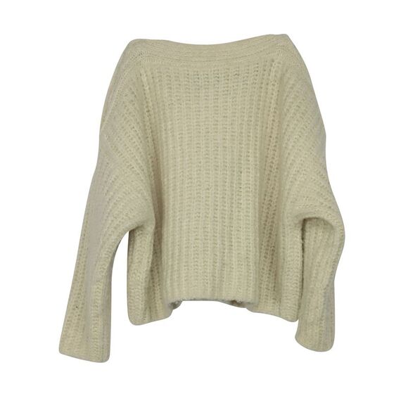 Pre Loved Isabel Marant Vintage ButtonShoulder Knit Sweater Women white | cream - Picture 4 of 8